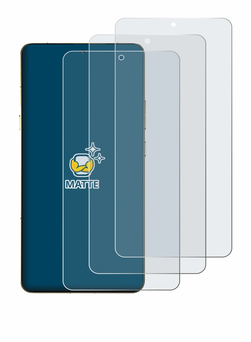 Image de l'appareil Motorola Signature avec une grande variété de protections d'écran.