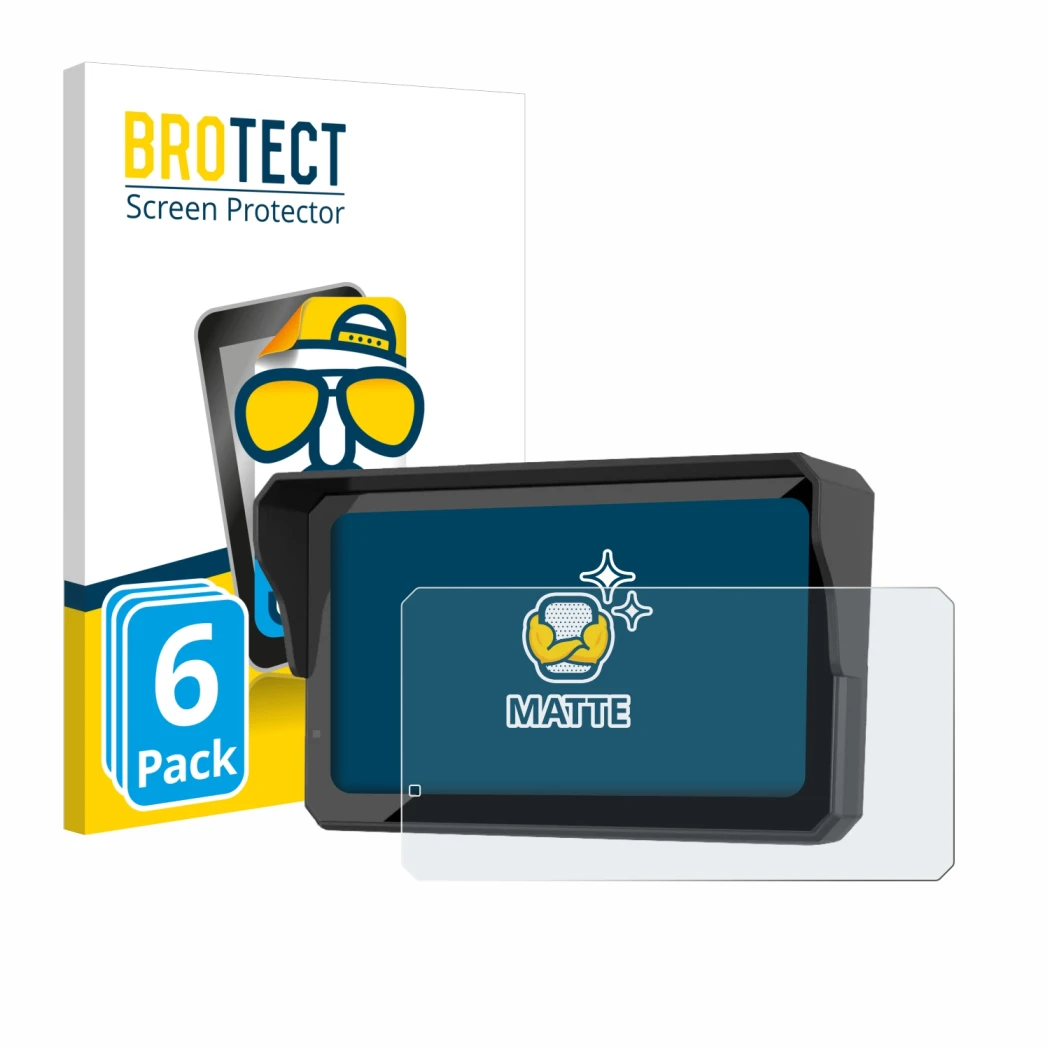 Face avant d’un emballage produit avec le logo de la marque BROTECT. À côté, l’appareil Carpuride W602S Pro est représenté ave