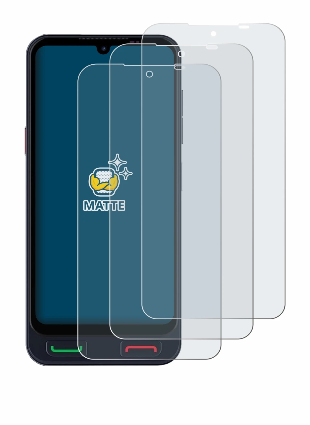 Image de l'appareil SPC Zeus 2 Pro avec une grande variété de protections d'écran.
