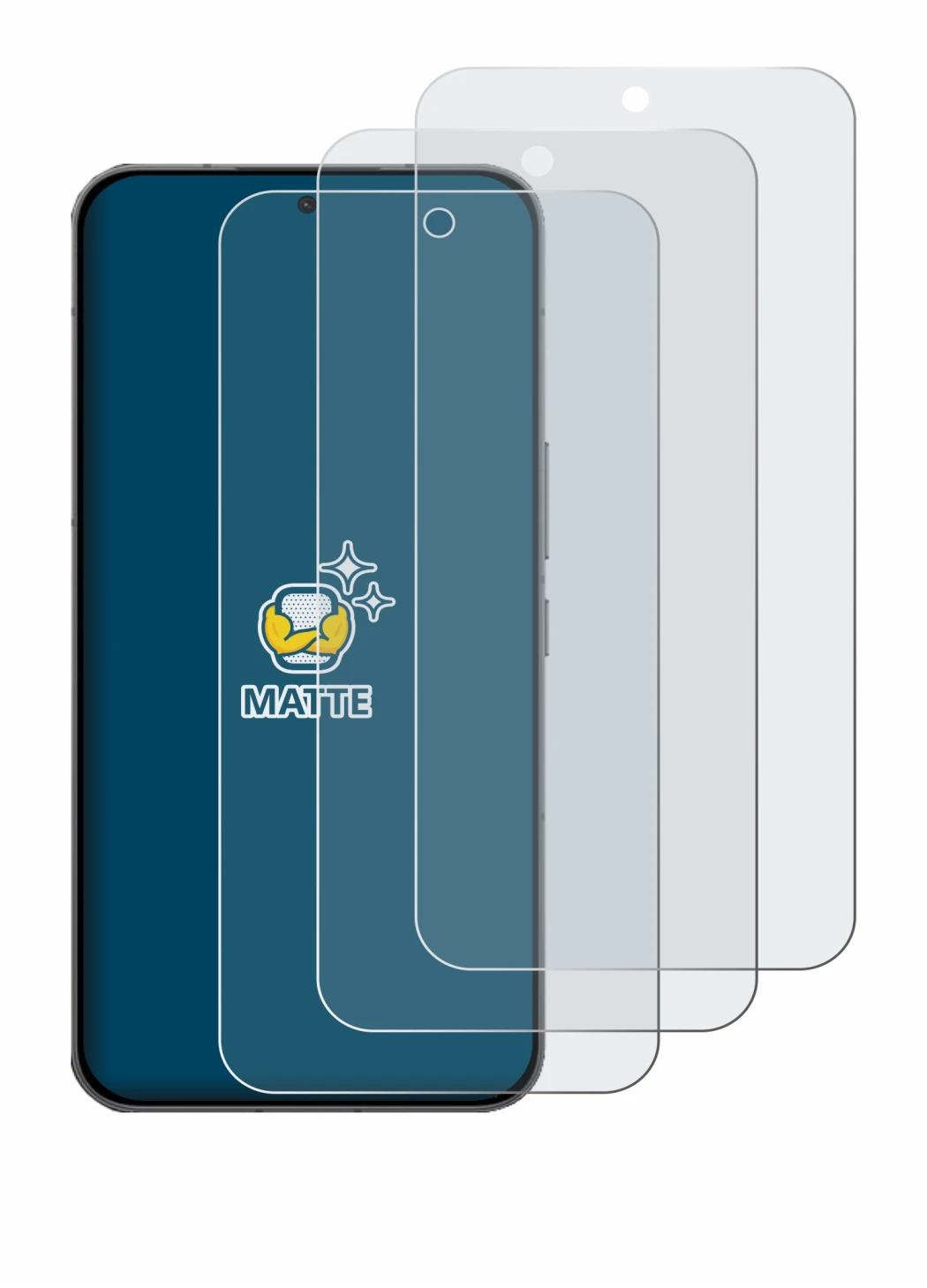 Image de l'appareil Oppo K15 Pro avec une grande variété de protections d'écran.