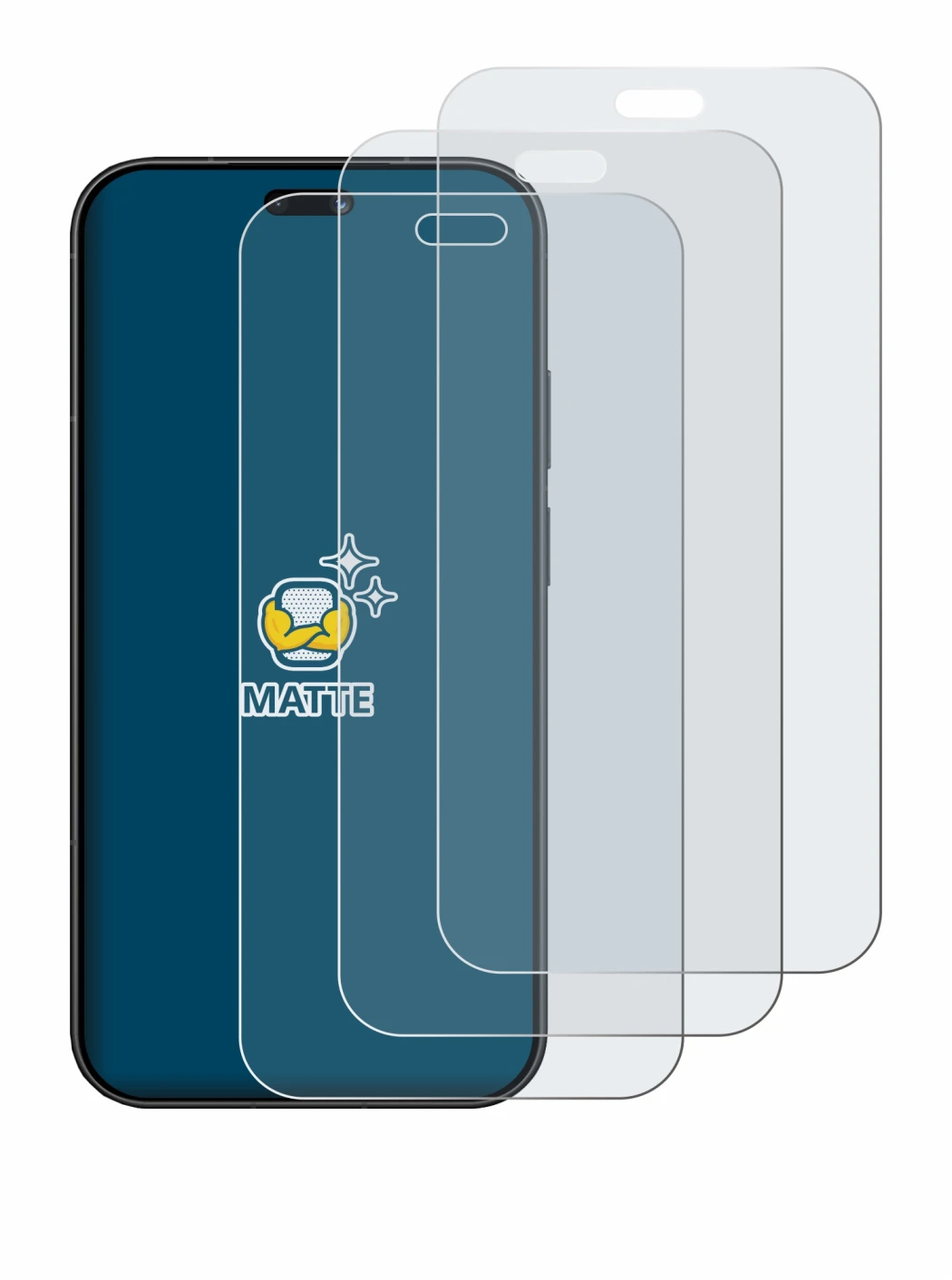 Image de l'appareil Huawei Pura 90 avec une grande variété de protections d'écran.