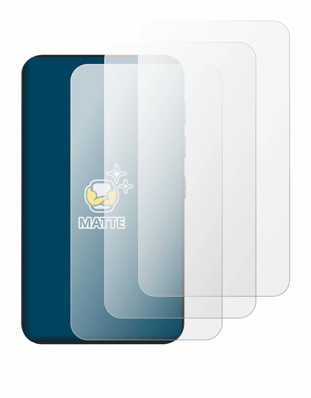 Image de l'appareil innioasis G3 avec une grande variété de protections d'écran.