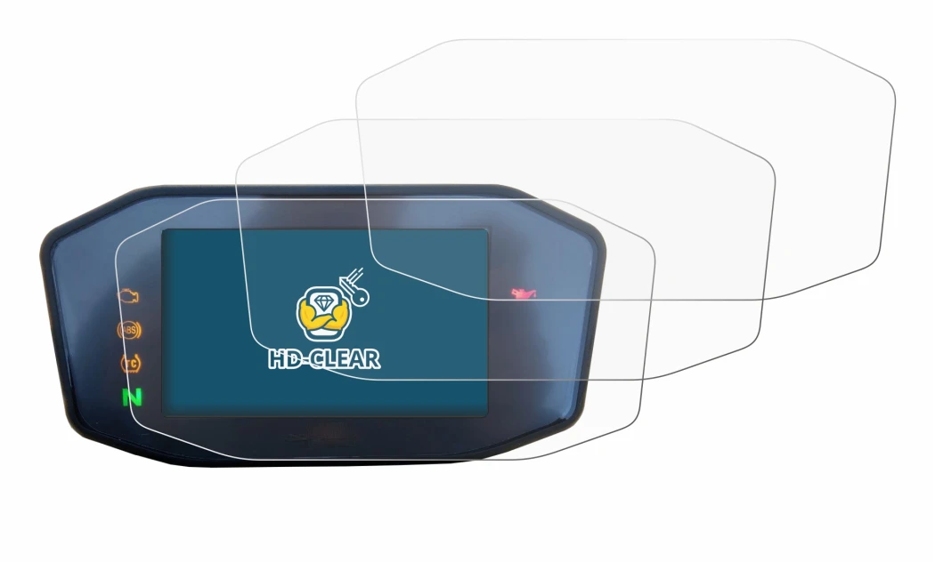 Image de l'appareil KTM 890 Duke R 2020 TFT Screen avec une grande variété de protections d'écran.