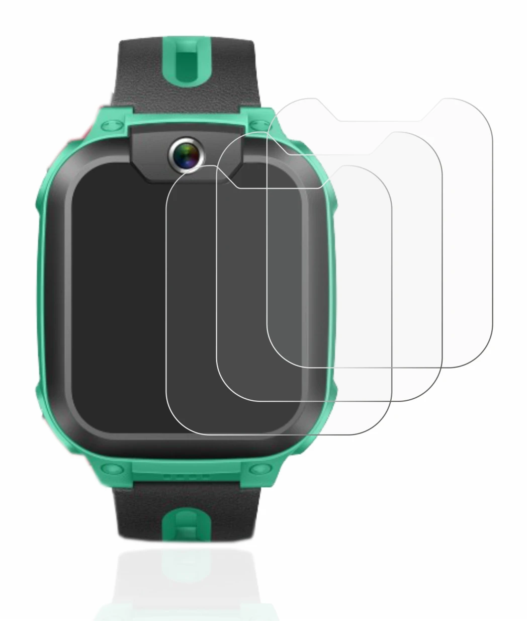 Image de l'appareil Imoo Watch Phone Z1 avec une grande variété de protections d'écran.