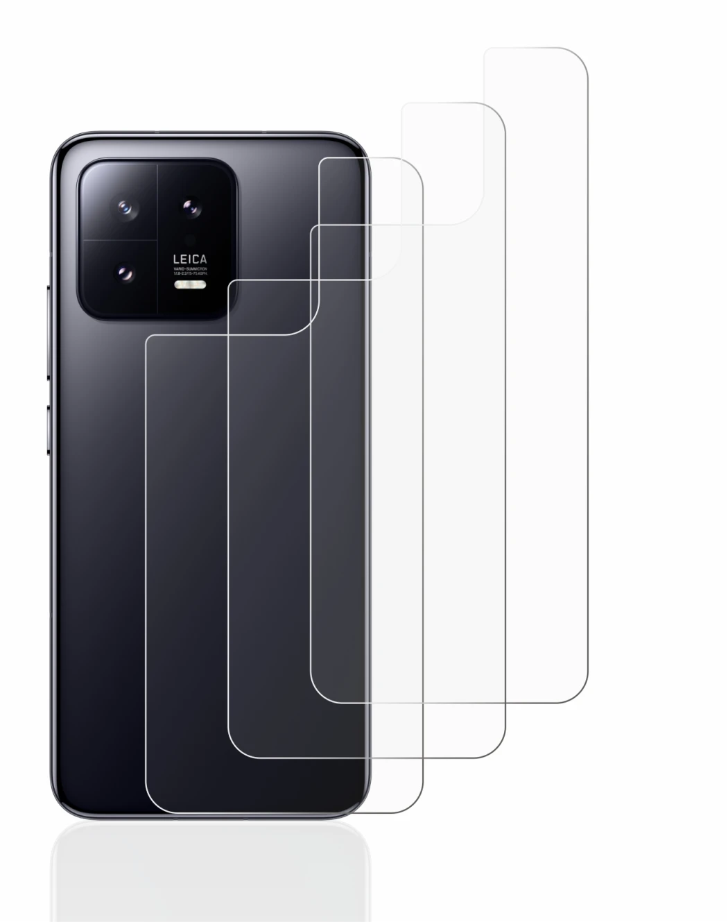 Image de l'appareil Xiaomi 13 (Arrière) avec une grande variété de protections d'écran.