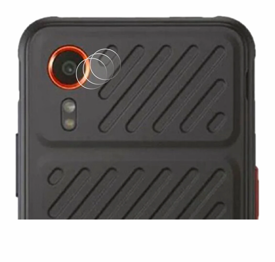 Image de l'appareil Samsung Galaxy XCover 7 (Caméra UNIQUEMENT) avec une grande variété de protections d'écran.