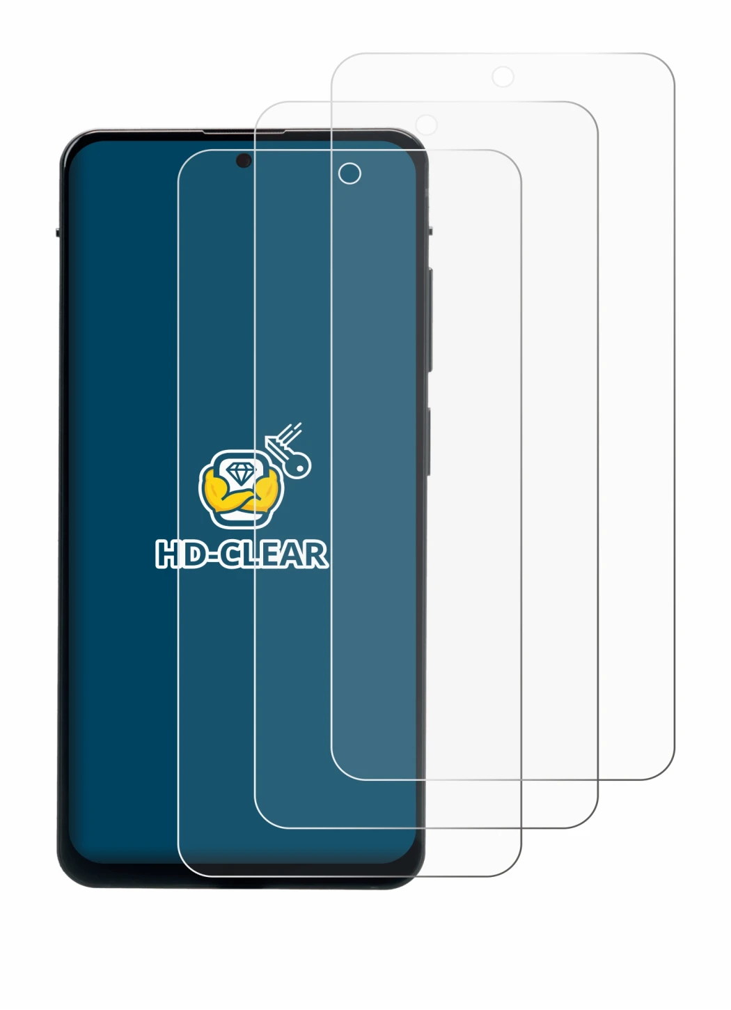 Image de l'appareil Murena 2 avec une grande variété de protections d'écran.