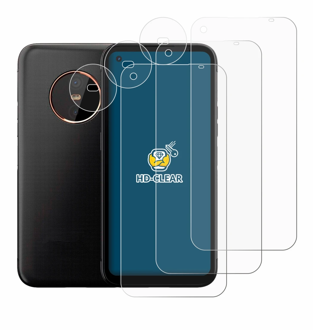 Image de l'appareil Gigaset GX6 Pro (Avant+Caméra) avec une grande variété de protections d'écran.