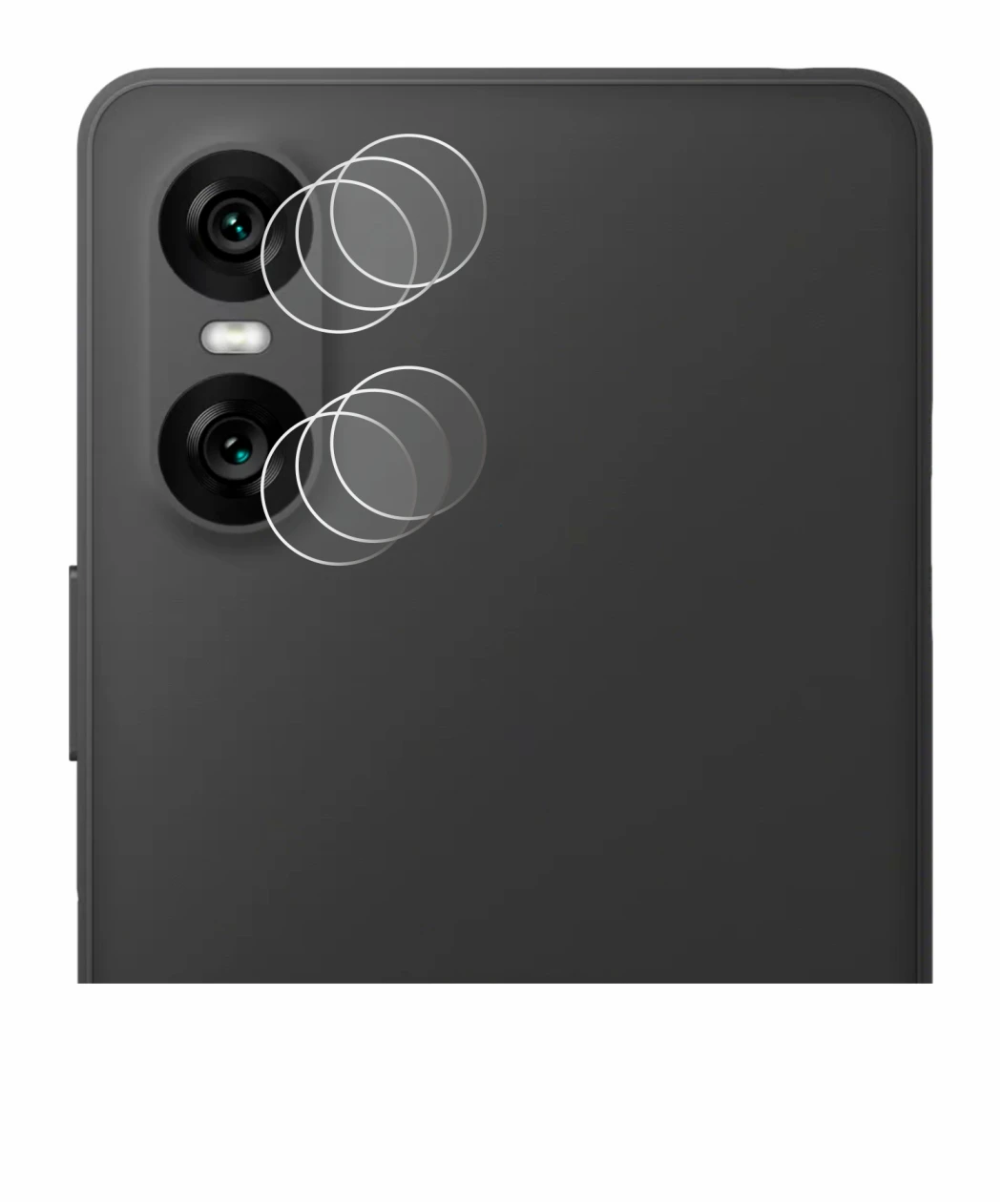 Image de l'appareil Sony Xperia 10 VI (Caméra UNIQUEMENT) avec une grande variété de protections d'écran.
