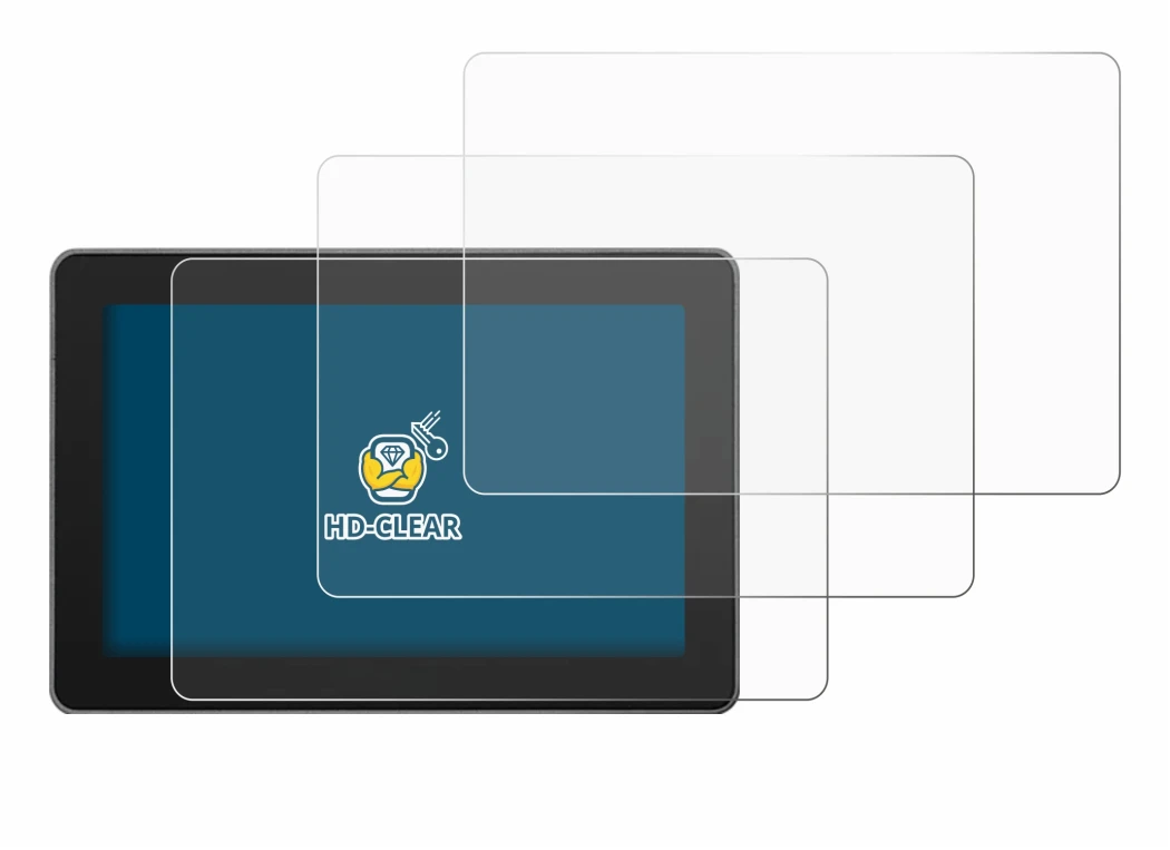Image de l'appareil SmallHD Indie 5 avec une grande variété de protections d'écran.