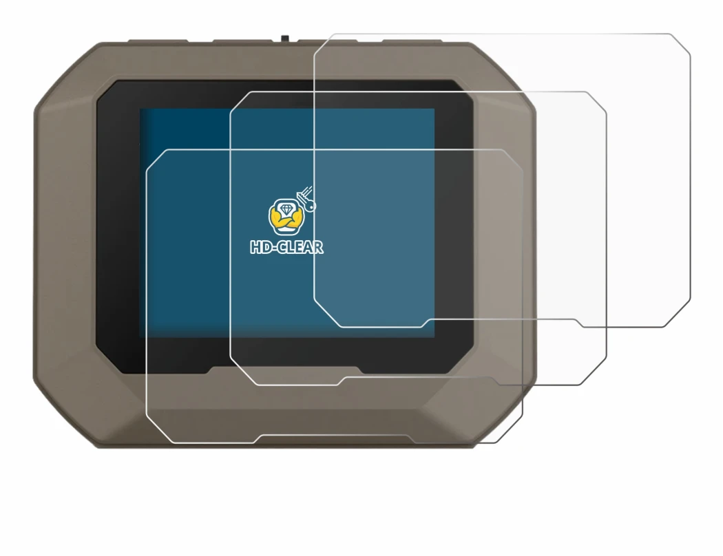 Image de l'appareil Garmin Xero C1 Pro avec une grande variété de protections d'écran.