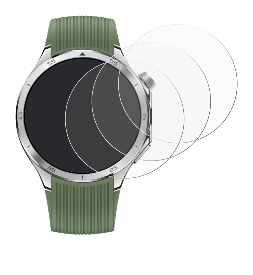 Image de l'appareil OnePlus Watch 3 avec une grande variété de protections d'écran.