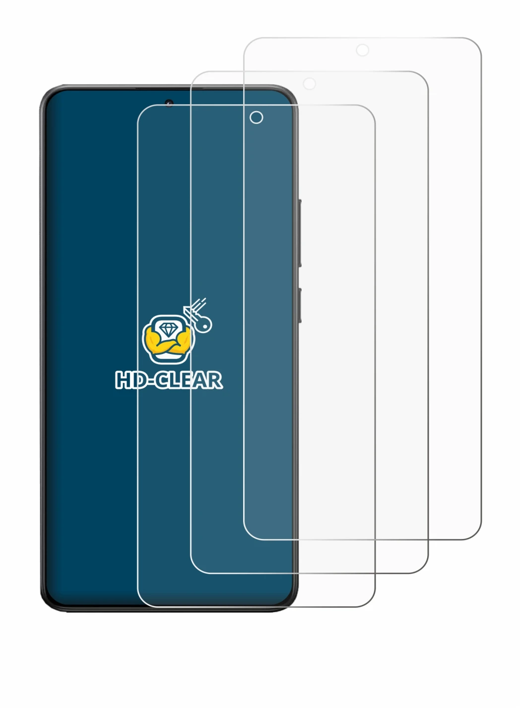 Image de l'appareil Xiaomi Poco X7 Pro avec une grande variété de protections d'écran.