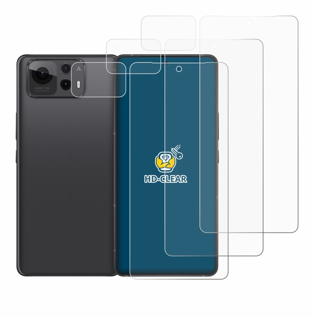 Image de l'appareil ASUS ZenFone 12 Ultra (Avant+Caméra) avec une grande variété de protections d'écran.