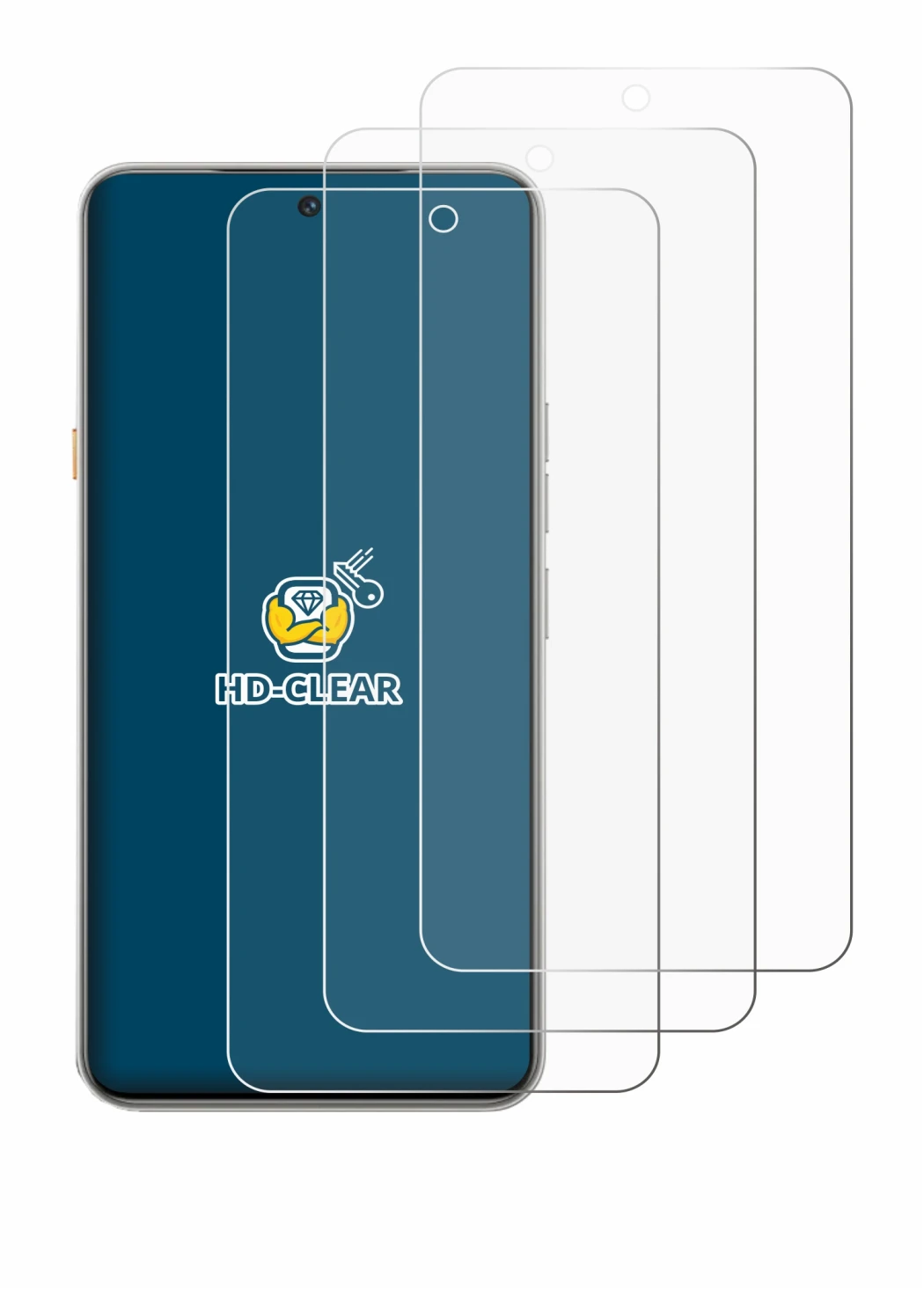 Image de l'appareil Tecno Camon 40 Premier avec une grande variété de protections d'écran.