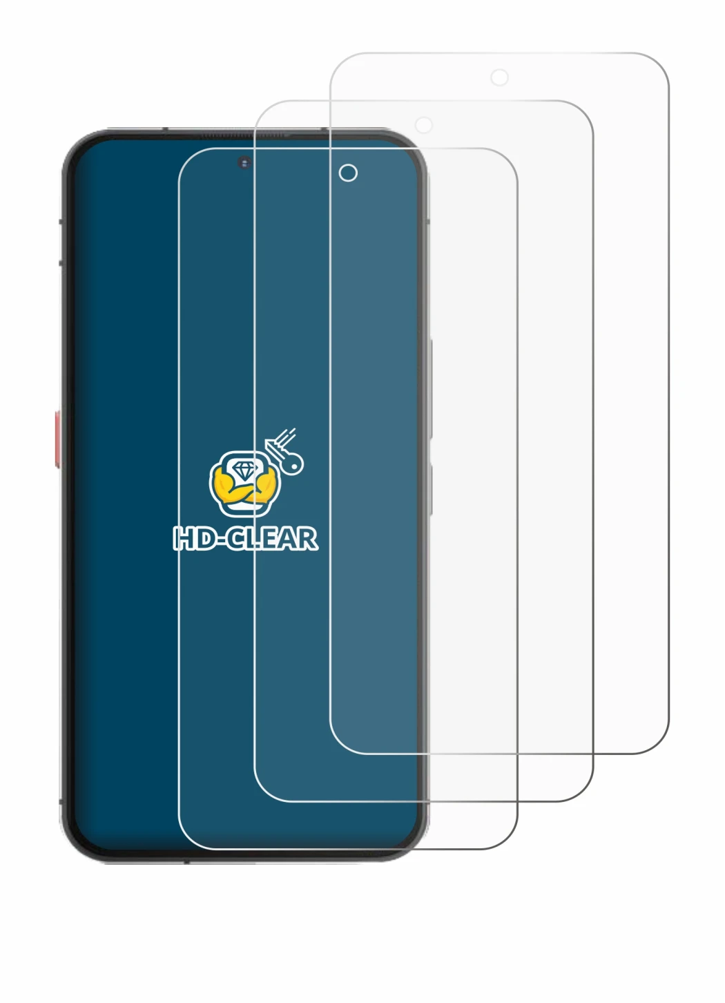 Image de l'appareil Oukitel WP200 Pro avec une grande variété de protections d'écran.