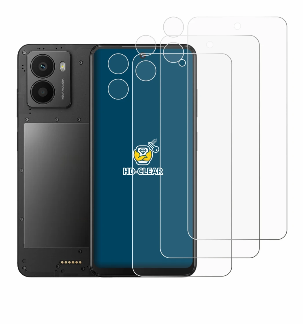 Image de l'appareil Xplora HMD Fusion X1 (Avant+Caméra) avec une grande variété de protections d'écran.