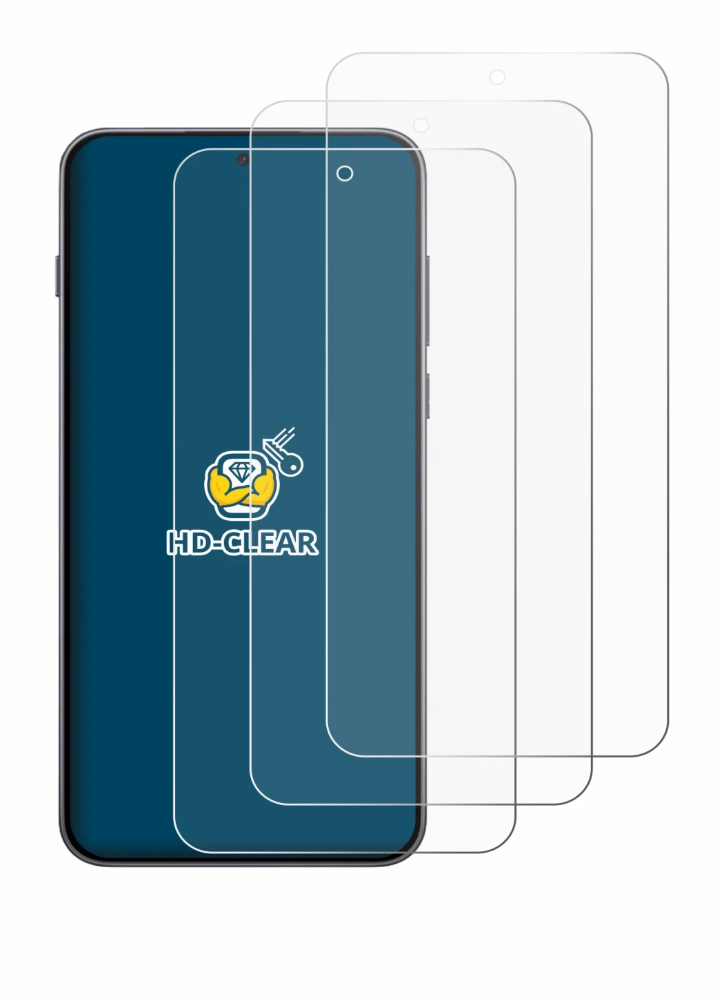 Image de l'appareil OnePlus Nord 5 avec une grande variété de protections d'écran.