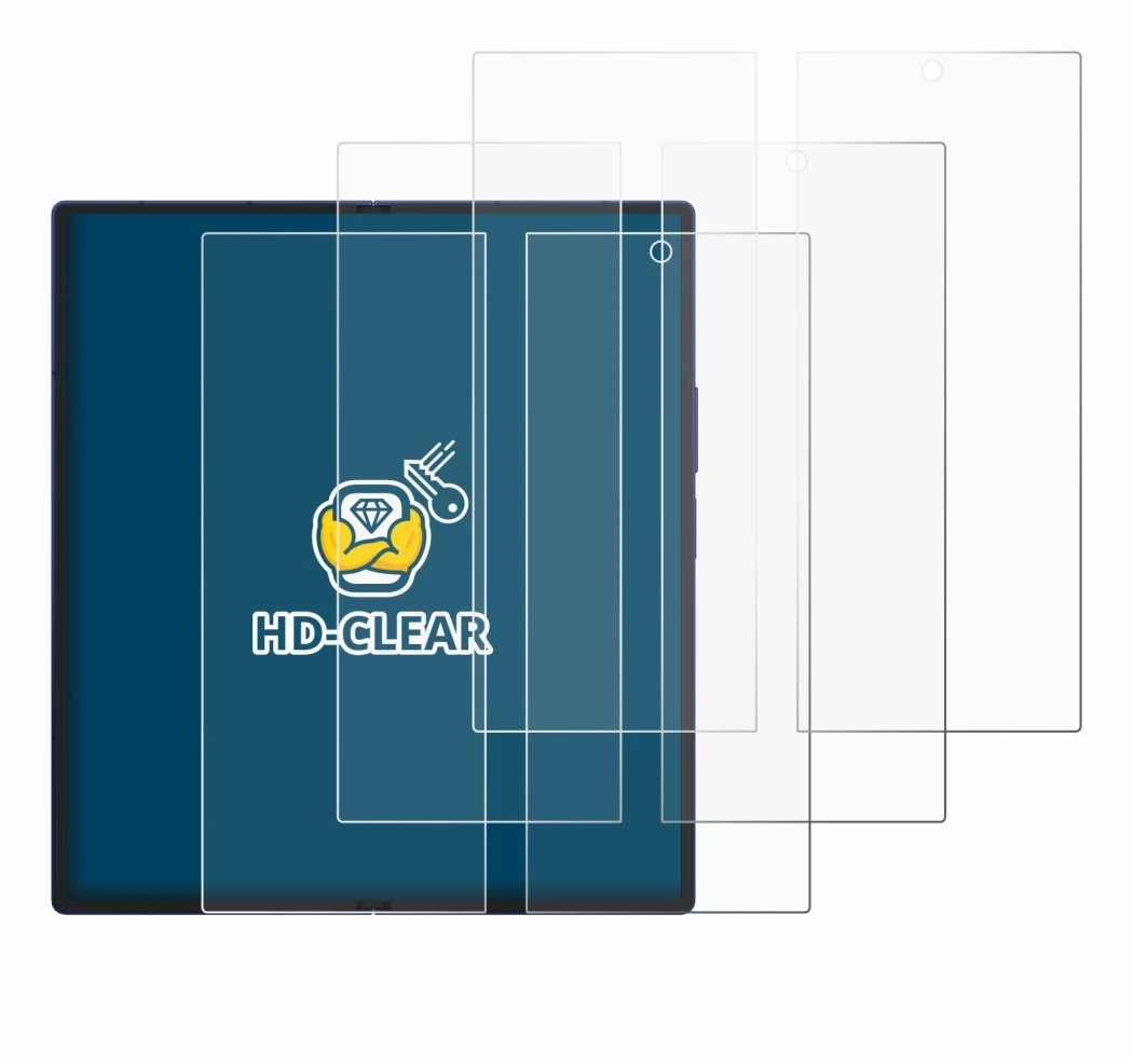 Image de l'appareil Samsung Galaxy Z Fold 7 (Affichage interne) avec une grande variété de protections d'écran.