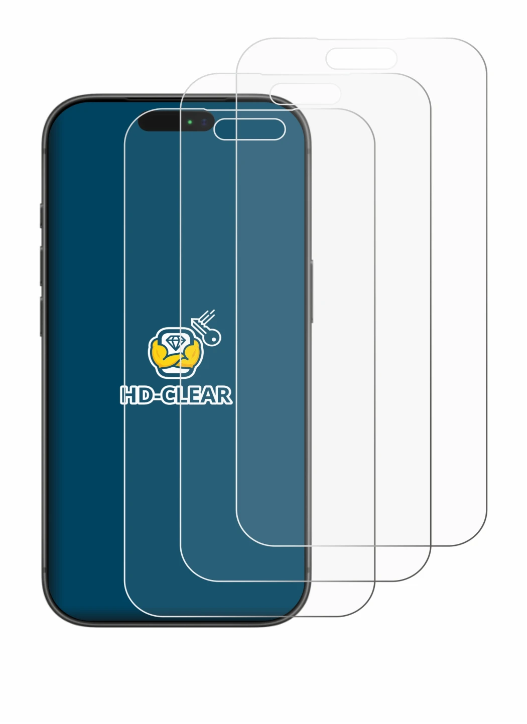 Image de l'appareil Apple iPhone 17 Pro Max avec une grande variété de protections d'écran.