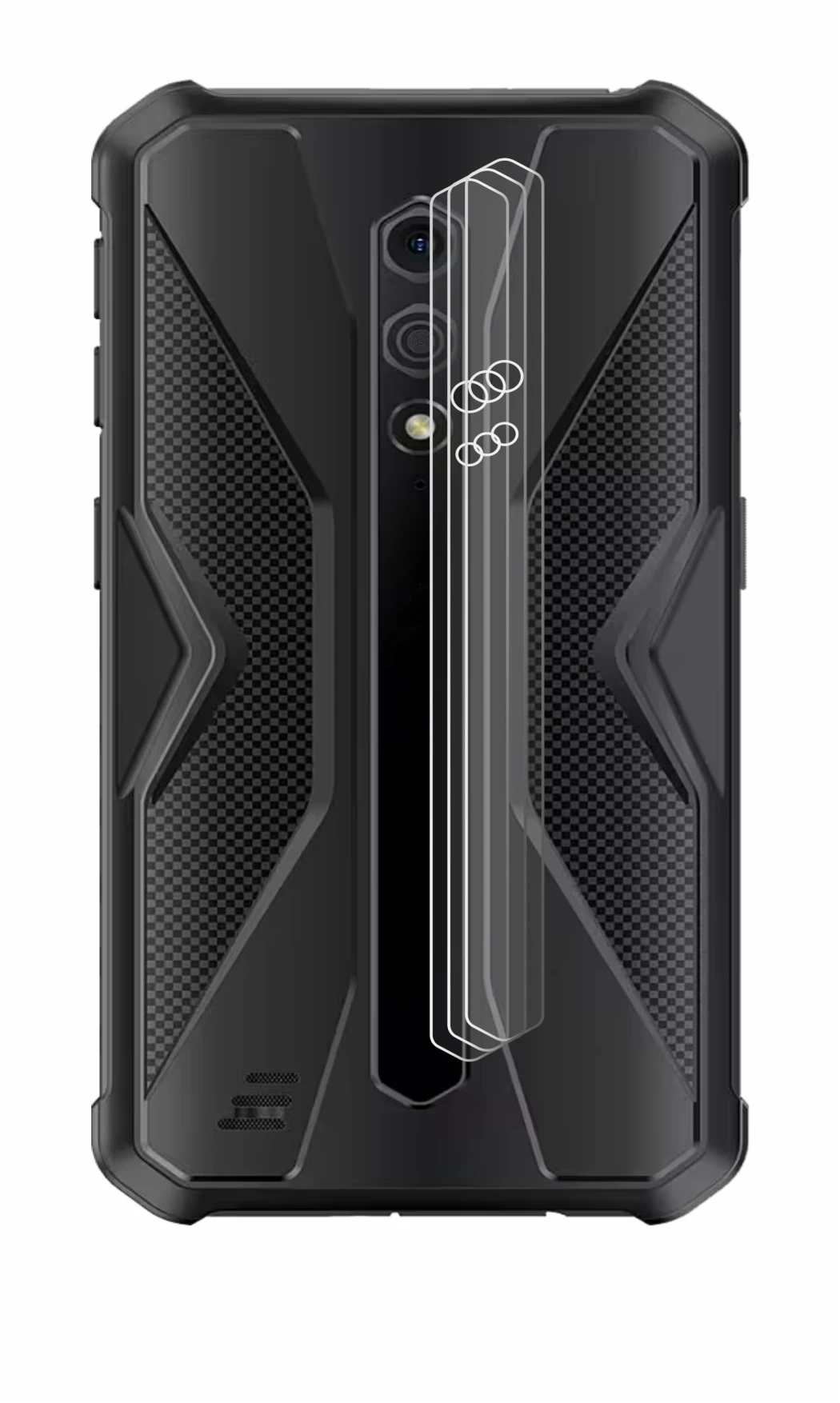 Image de l'appareil Ulefone Armor X12 Pro (Caméra UNIQUEMENT) avec une grande variété de protections d'écran.