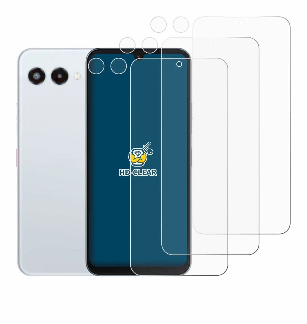 Image de l'appareil Telekom T Phone 3 (Avant+Caméra) avec une grande variété de protections d'écran.