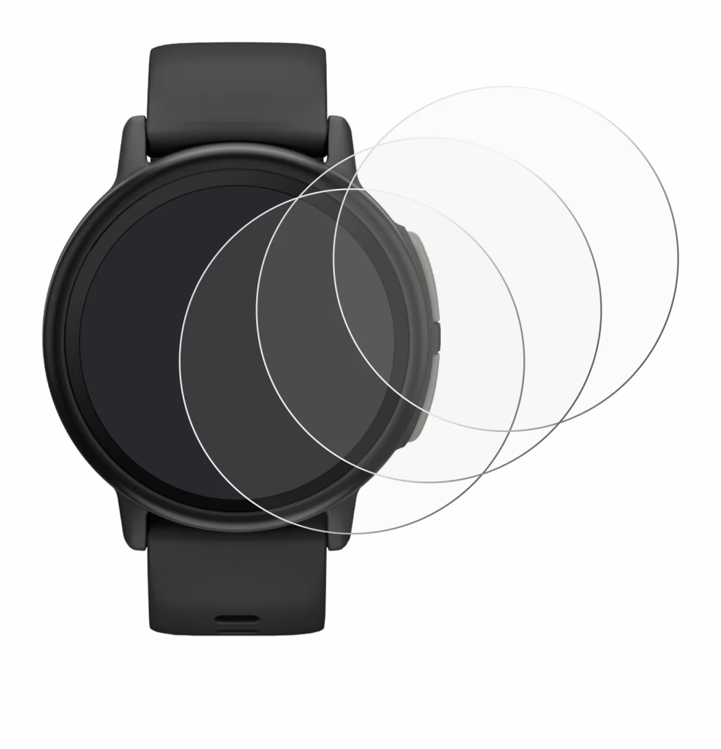 Image de l'appareil Garmin Bounce 2 avec une grande variété de protections d'écran.