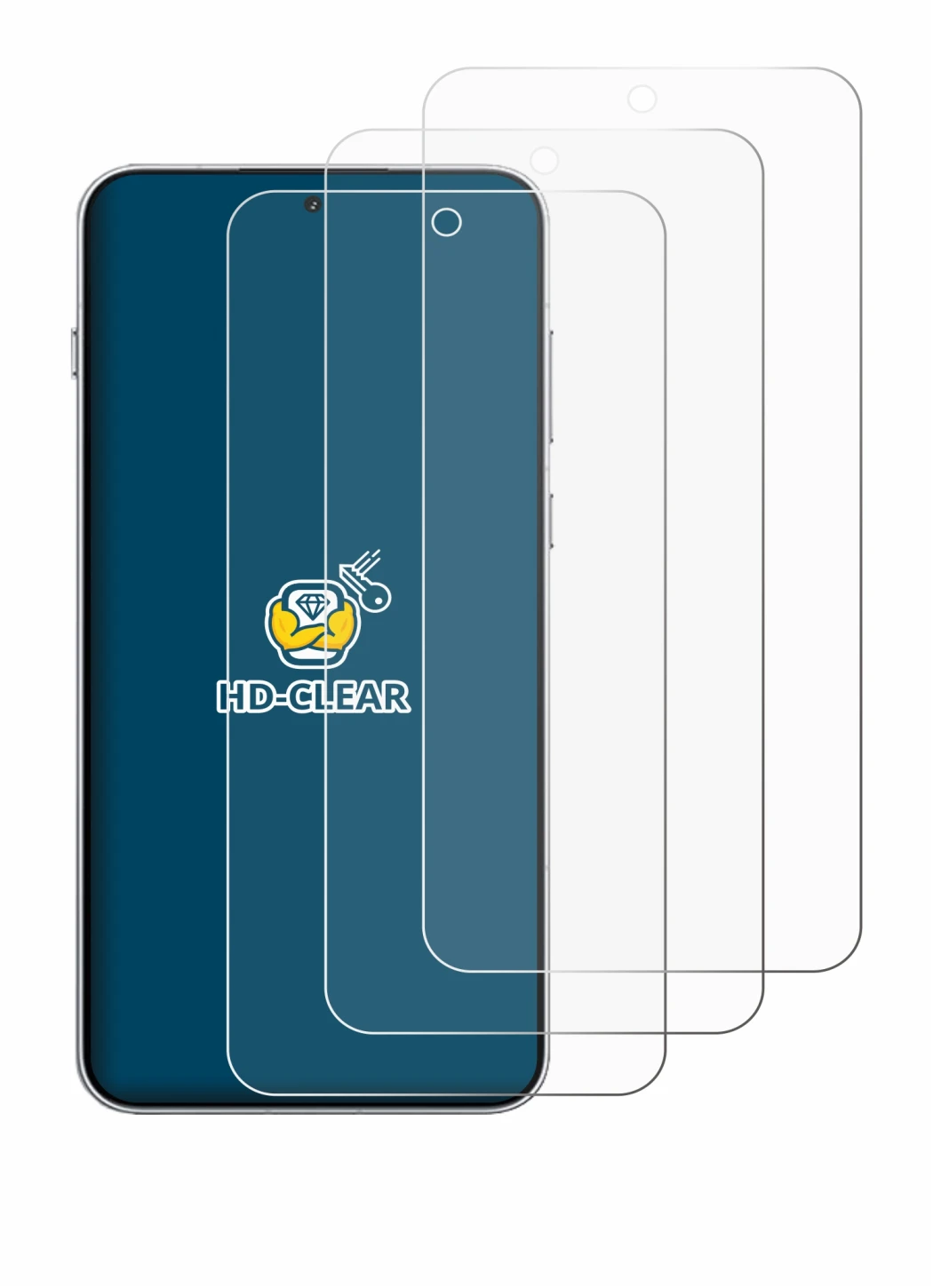 Image de l'appareil OnePlus 15R avec une grande variété de protections d'écran.