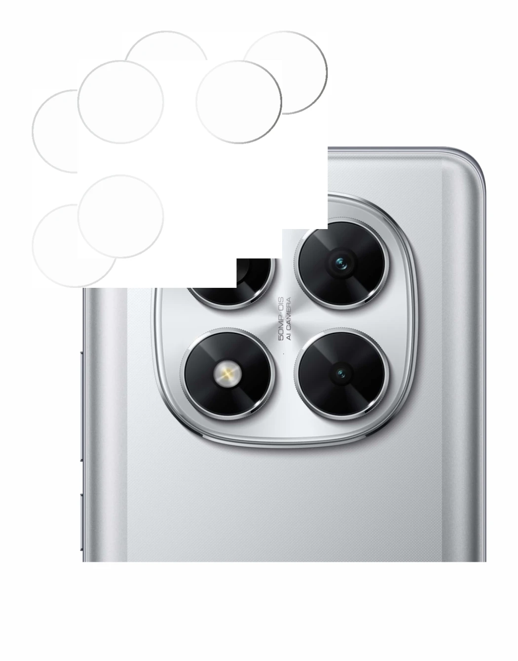 Image de l'appareil Xiaomi Poco X7 (Caméra UNIQUEMENT) avec une grande variété de protections d'écran.