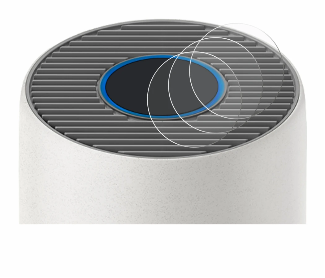 Image de l'appareil Philips 2000i Series AC2939 avec une grande variété de protections d'écran.