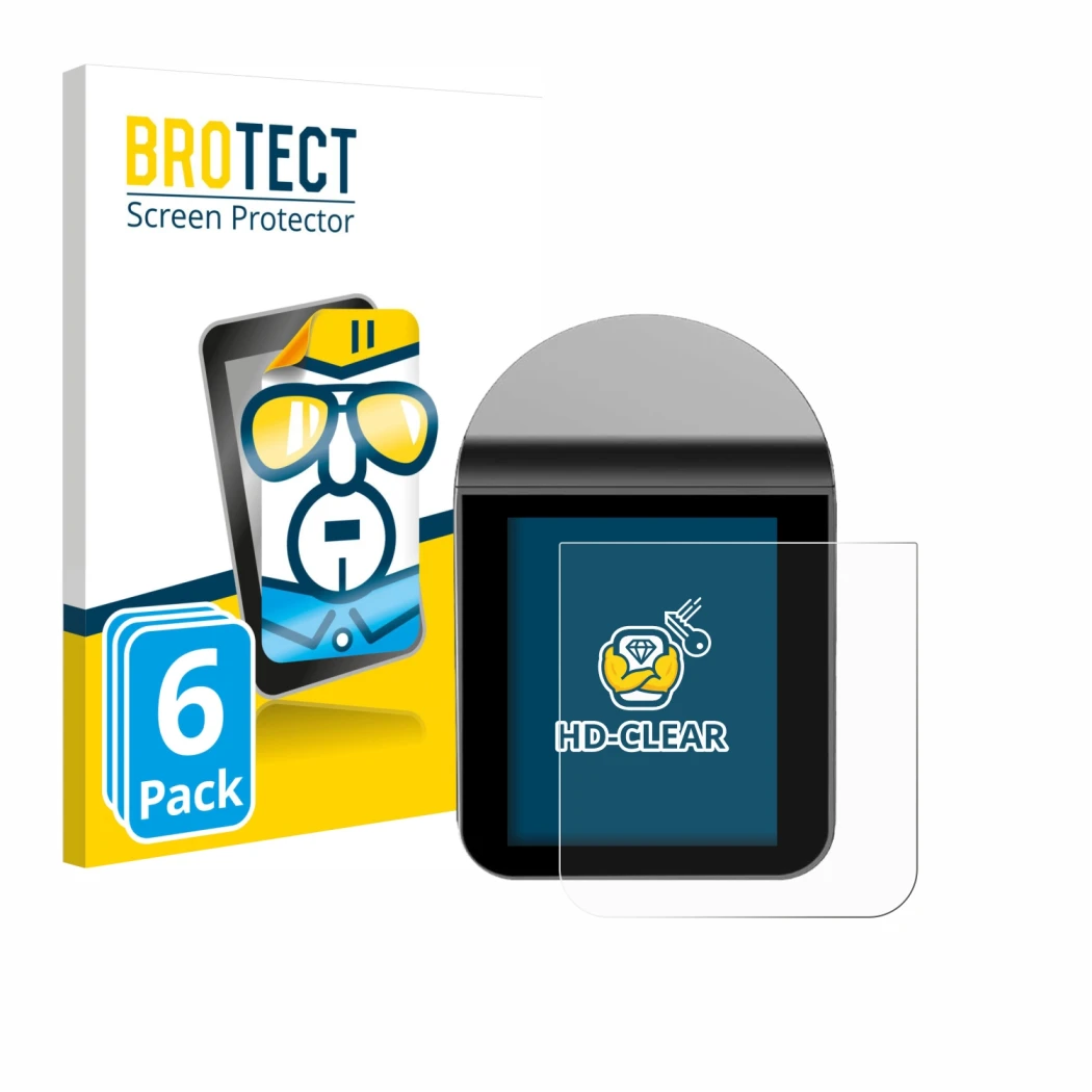 Face avant d’un emballage produit avec le logo de la marque BROTECT. À côté, l’appareil KitchenBoss G330 est représenté avec l