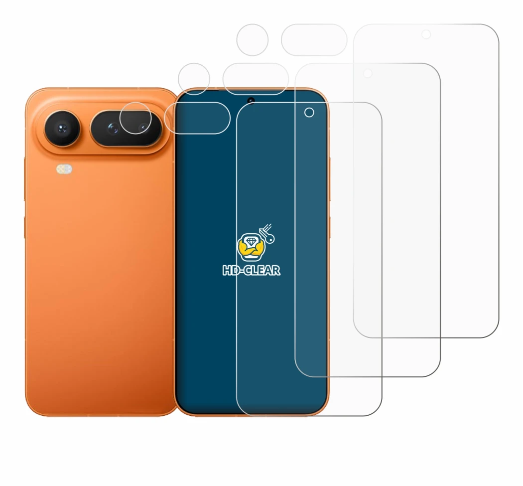 Image de l'appareil Honor Magic 8 Pro Lite (Avant+Caméra) avec une grande variété de protections d'écran.