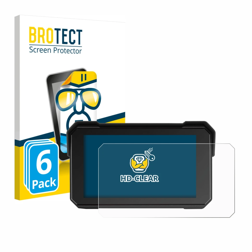 Face avant d’un emballage produit avec le logo de la marque BROTECT. À côté, l’appareil GOHHDL A4058-AM39DE-GOH 5