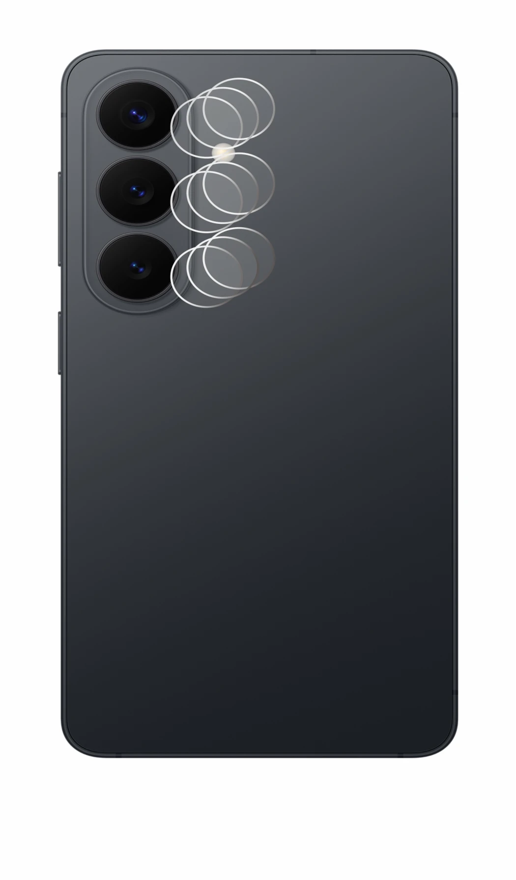 Image de l'appareil Samsung Galaxy S26 (Caméra UNIQUEMENT) avec une grande variété de protections d'écran.