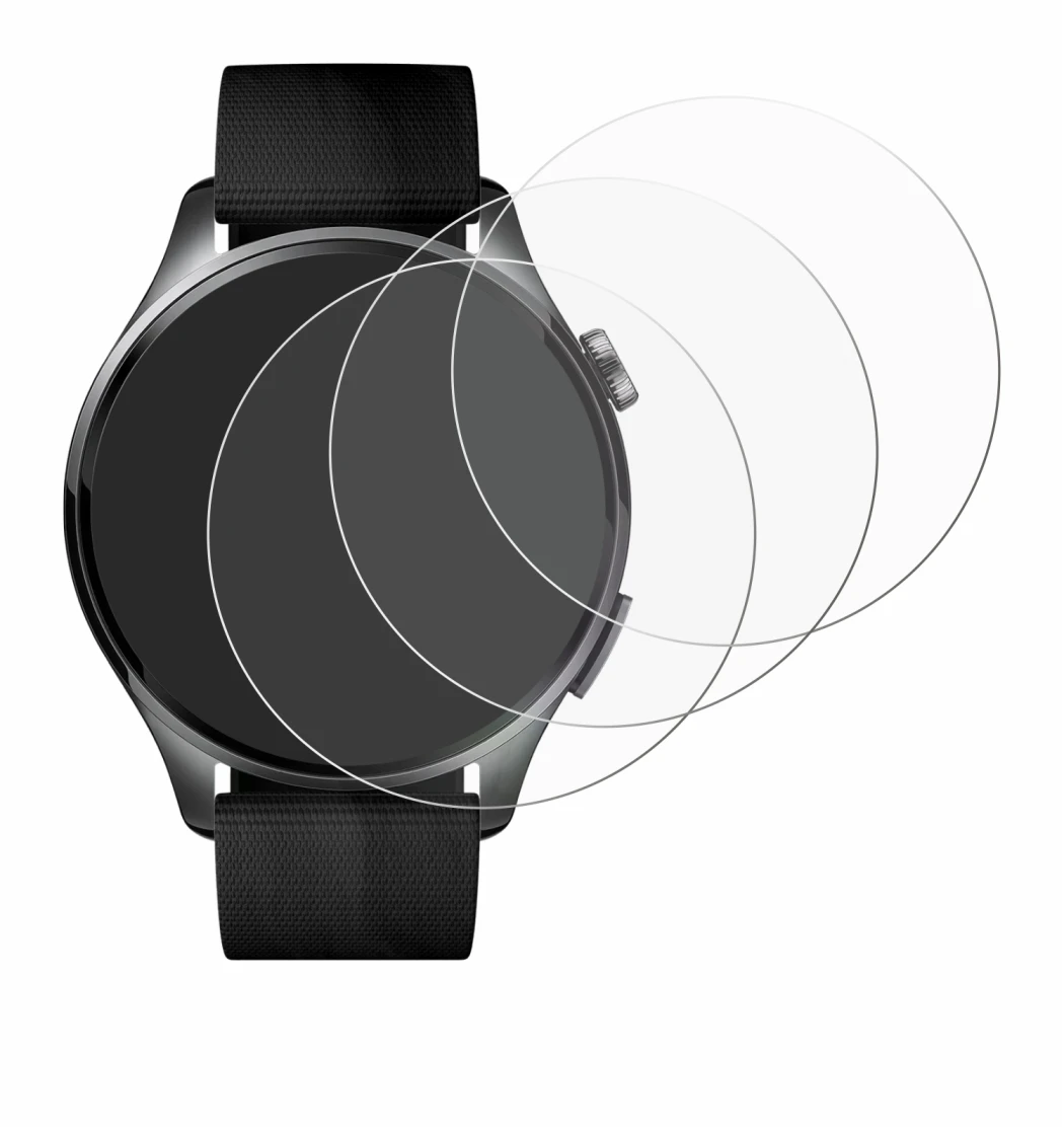Image de l'appareil Xiaomi Watch 5 (47 mm) avec une grande variété de protections d'écran.