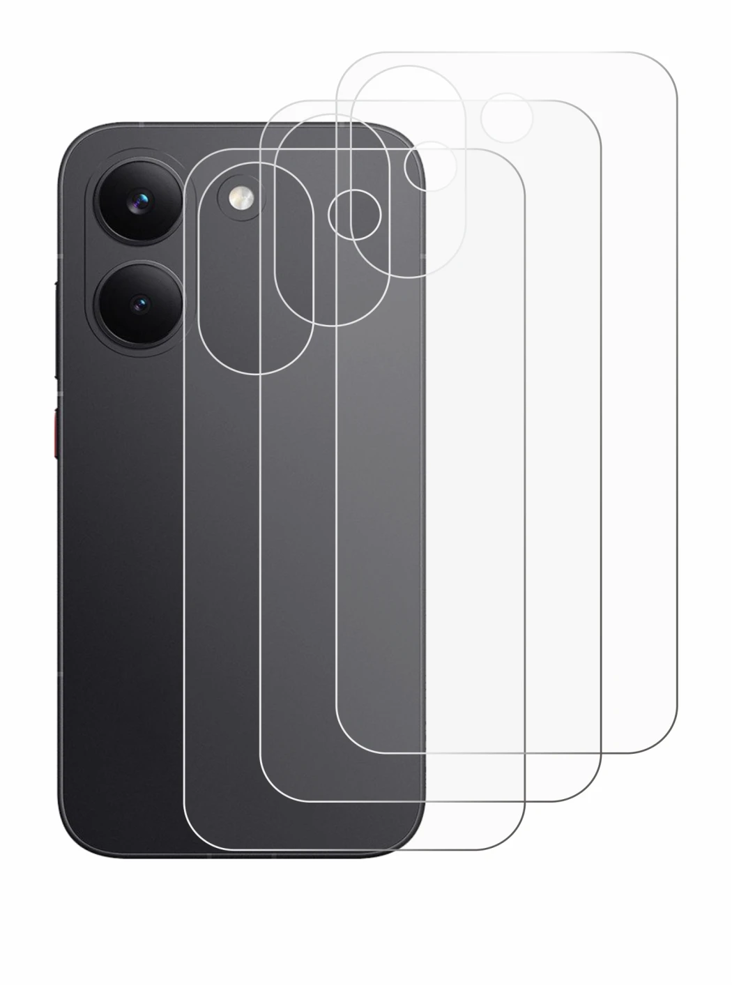 Image de l'appareil Xiaomi Poco X8 Pro (Arrière) avec une grande variété de protections d'écran.