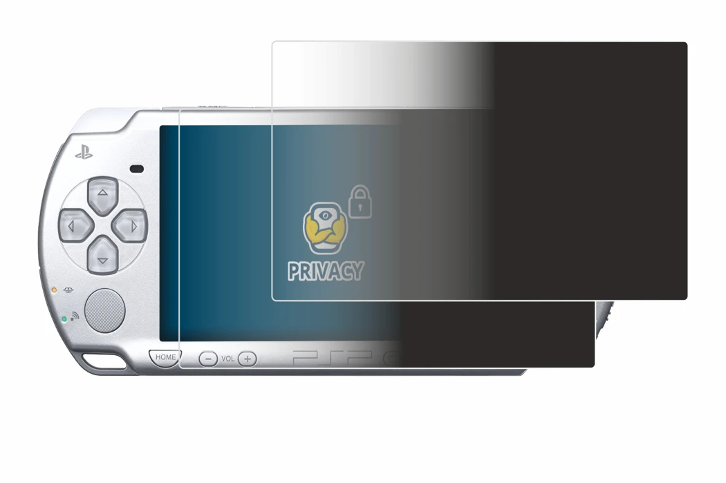 Image de l'appareil Sony PSP 2004 avec une grande variété de protections d'écran.