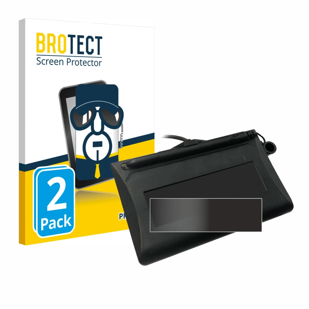 Face avant d’un emballage produit avec le logo de la marque BROTECT. À côté, l’appareil Topaz T-LBK460-HSB-R est représenté av