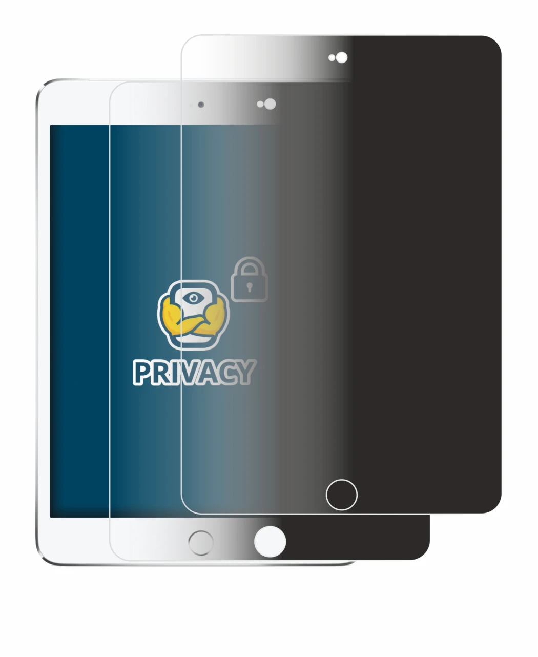 Image de l'appareil Apple iPad Mini 4 2015 avec une grande variété de protections d'écran.
