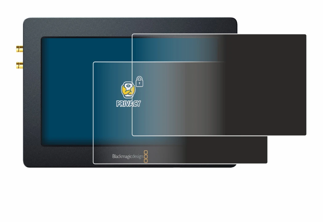Image de l'appareil Blackmagic Design Blackmagic Video Assist 4K (7.0) avec une grande variété de protections d'écran.