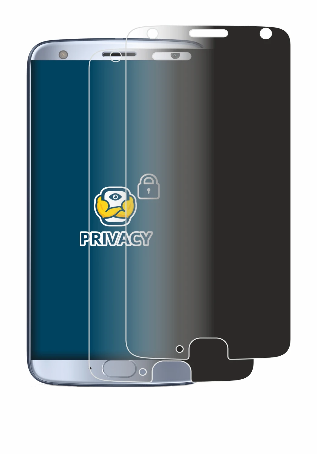 Image de l'appareil Motorola Moto X4 avec une grande variété de protections d'écran.