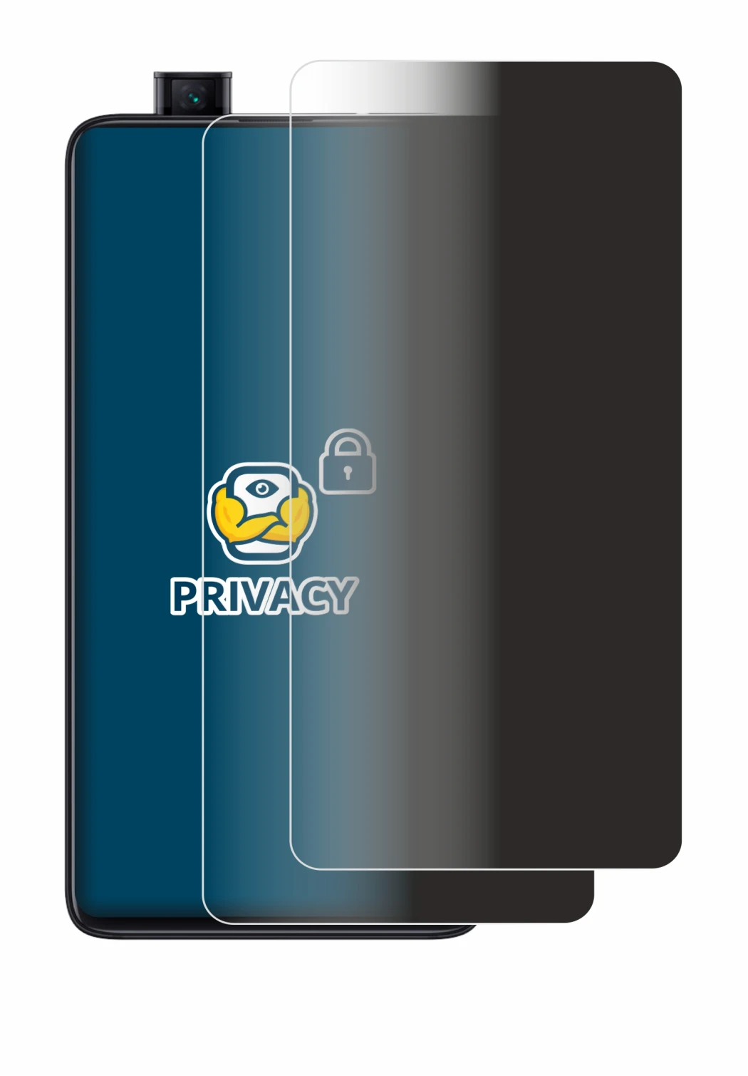 Image de l'appareil Xiaomi Mi 9T avec une grande variété de protections d'écran.