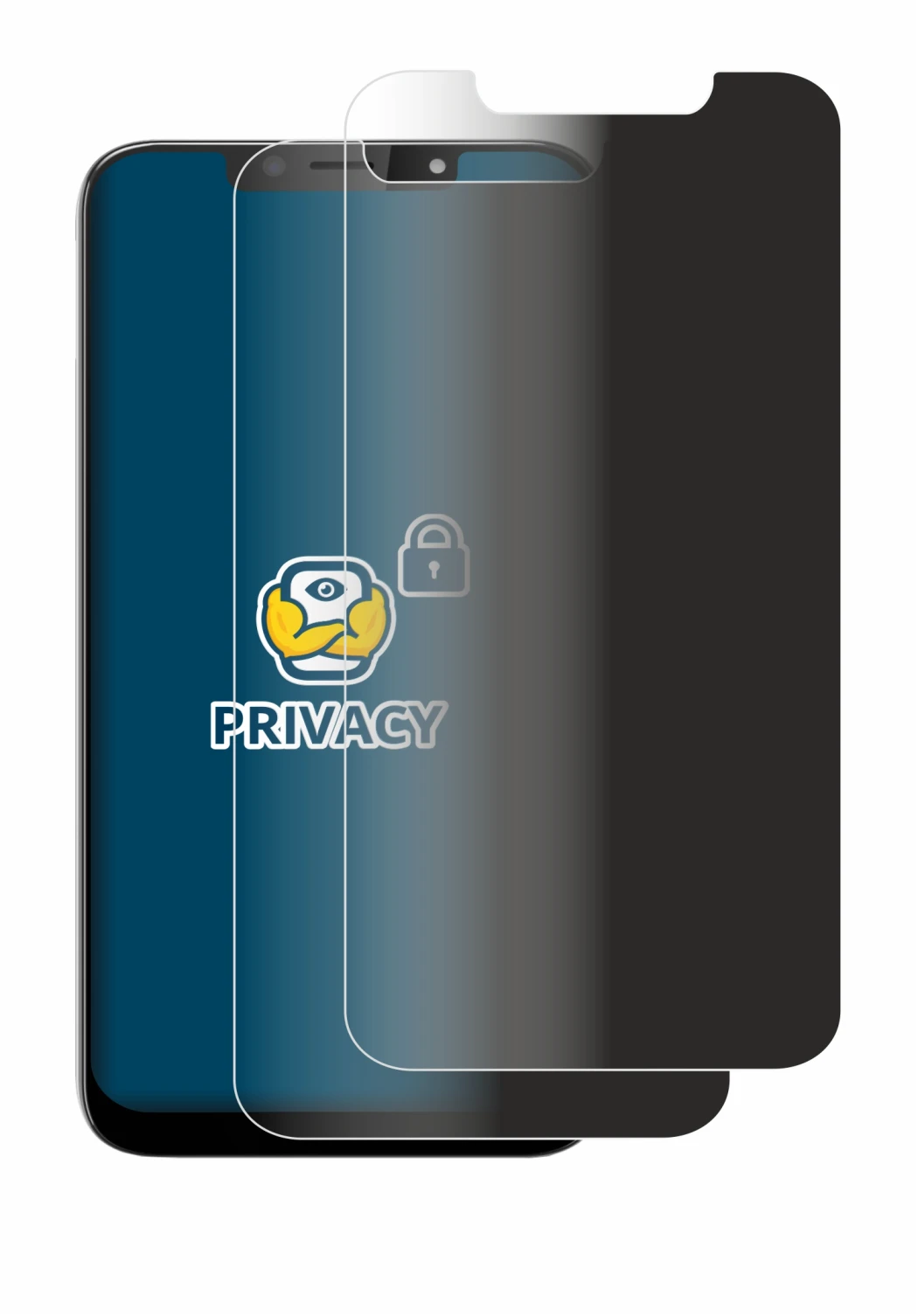 Image de l'appareil Gigaset GS195 avec une grande variété de protections d'écran.