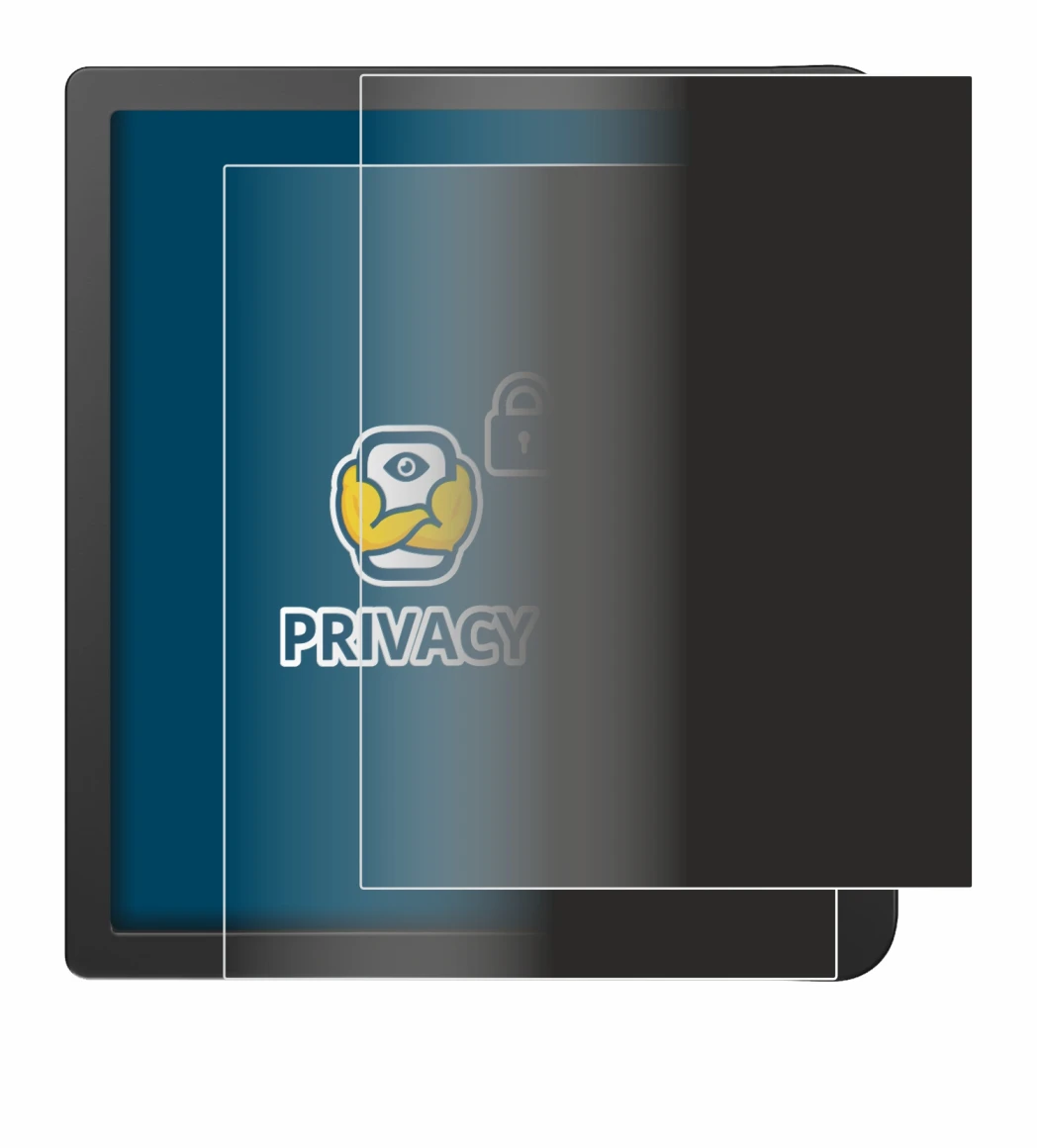 Image de l'appareil Tolino Vision 5 avec une grande variété de protections d'écran.