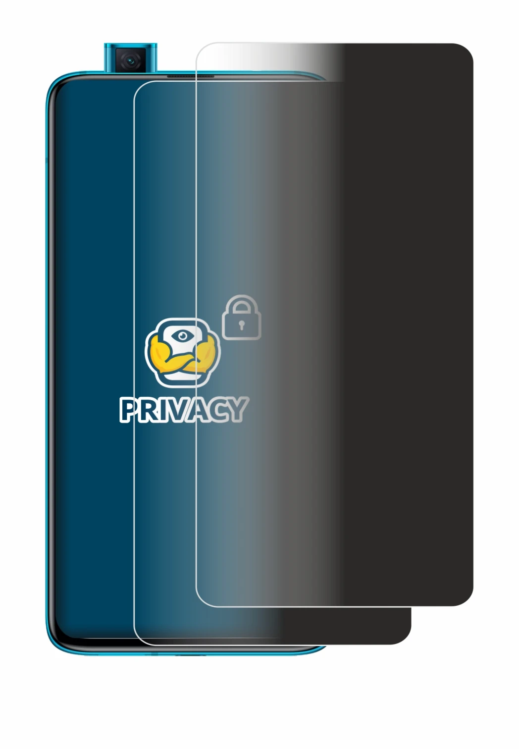 Image de l'appareil Xiaomi Poco F2 Pro avec une grande variété de protections d'écran.