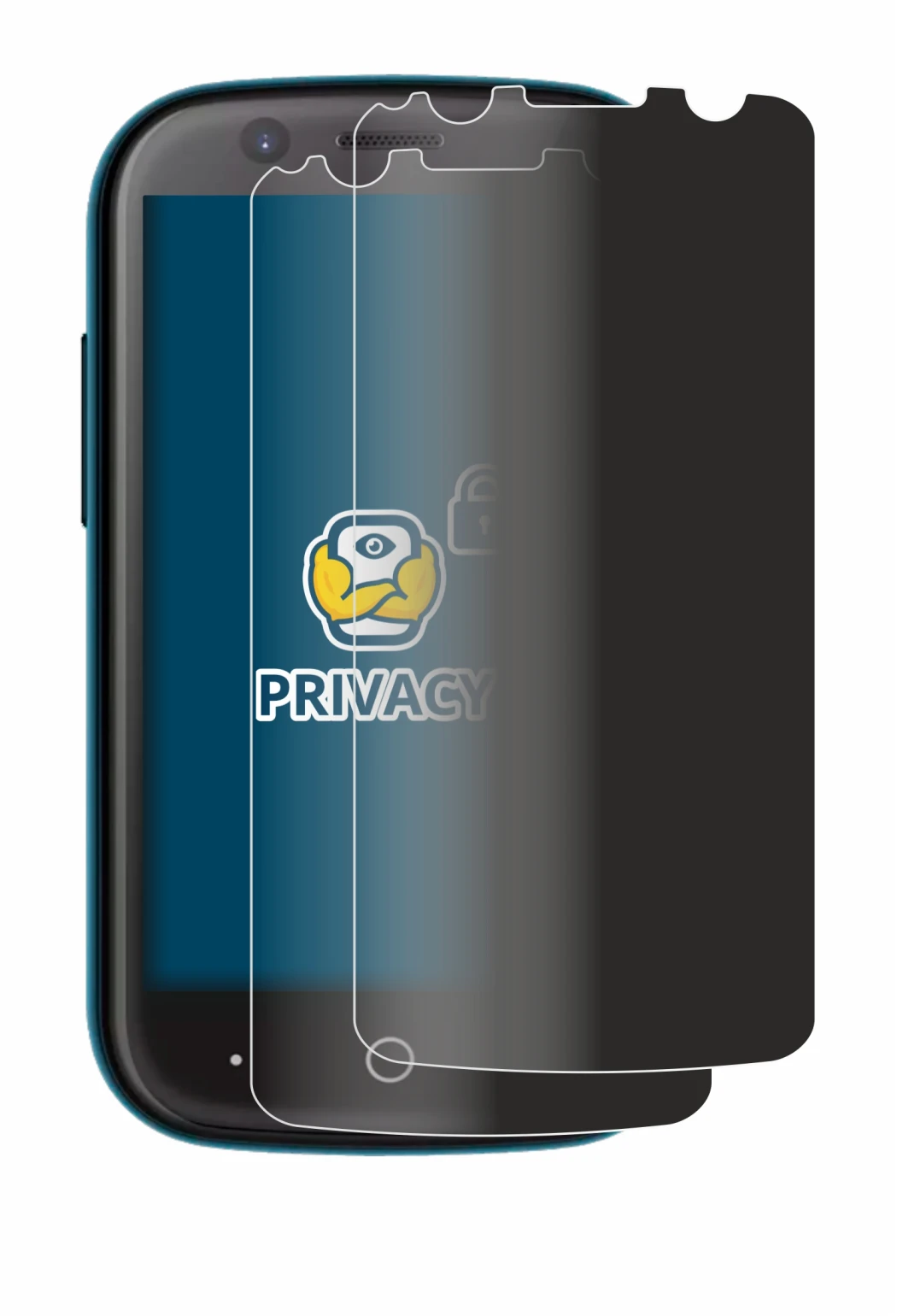 Image de l'appareil Unihertz Jelly 2 avec une grande variété de protections d'écran.