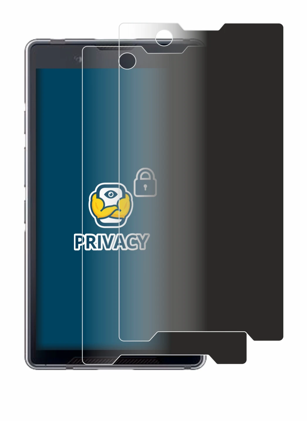 Image de l'appareil Bittium Tough Mobile 2 avec une grande variété de protections d'écran.