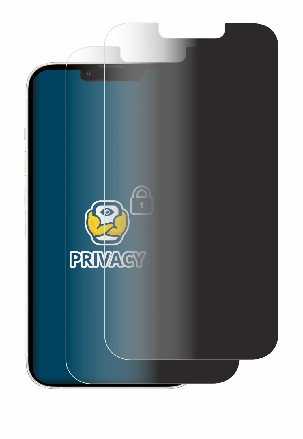 Image de l'appareil Apple iPhone 13 avec une grande variété de protections d'écran.