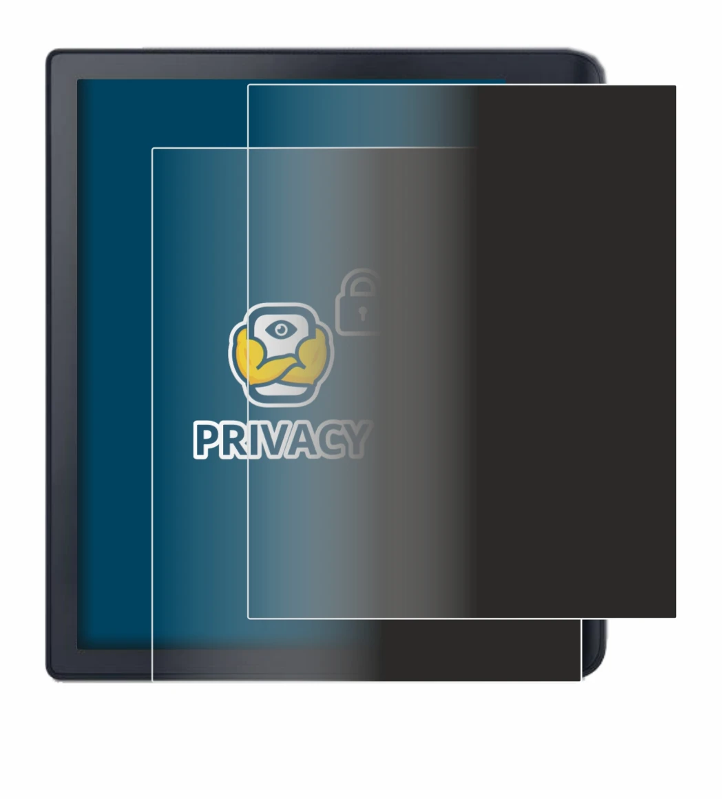 Image de l'appareil Kobo Sage avec une grande variété de protections d'écran.