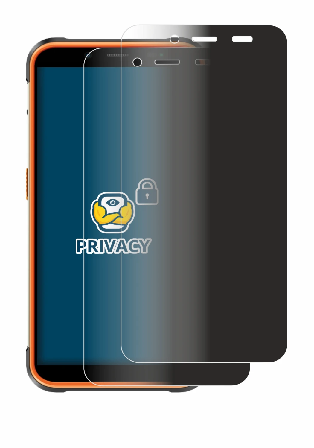 Image de l'appareil Ulefone Power Armor 16 Pro avec une grande variété de protections d'écran.